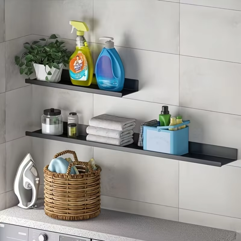Étagère de douche Étagères de salle de bain Plateau en aluminium