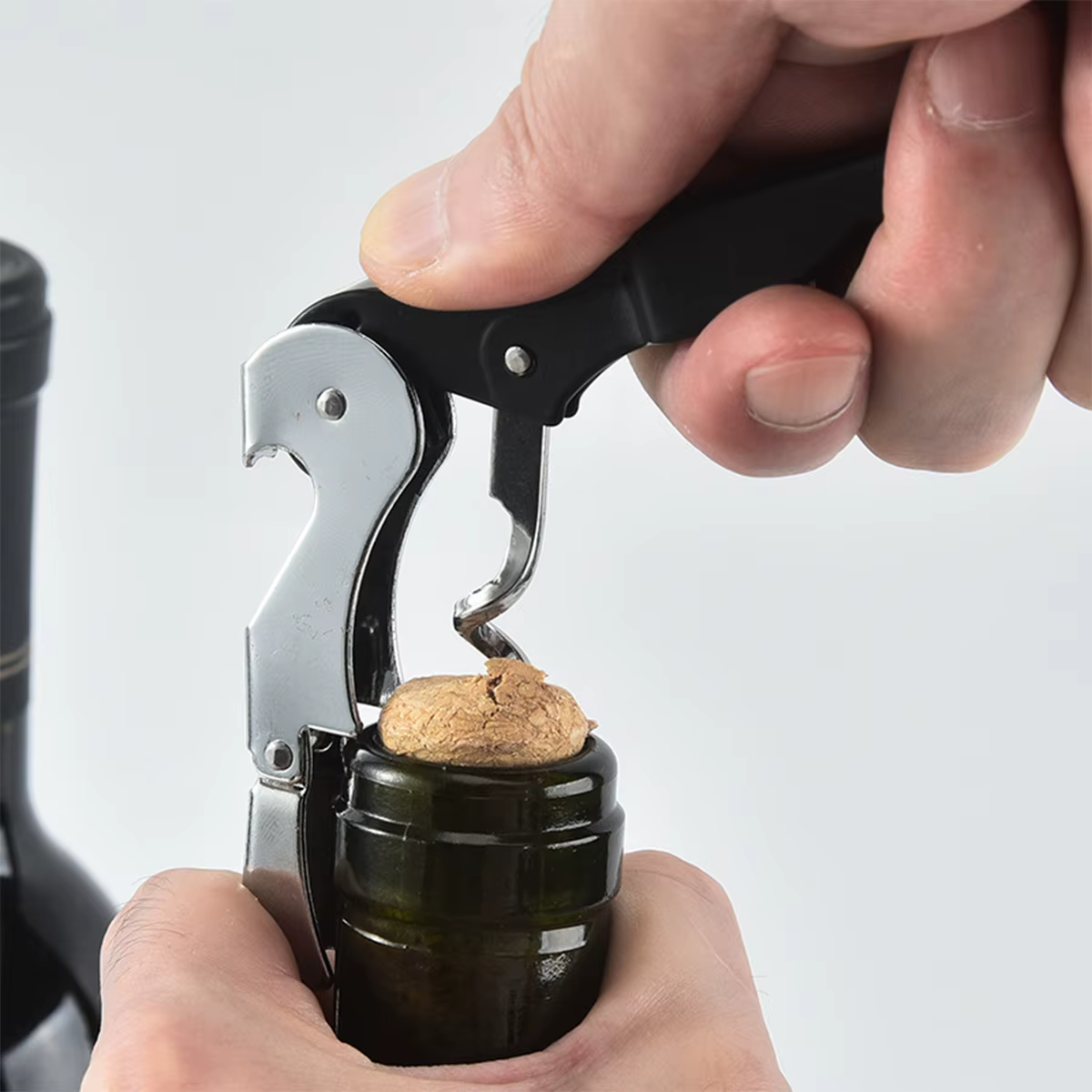 1 pièce Tire-bouchon de sommelier professionnel en acier inoxydable