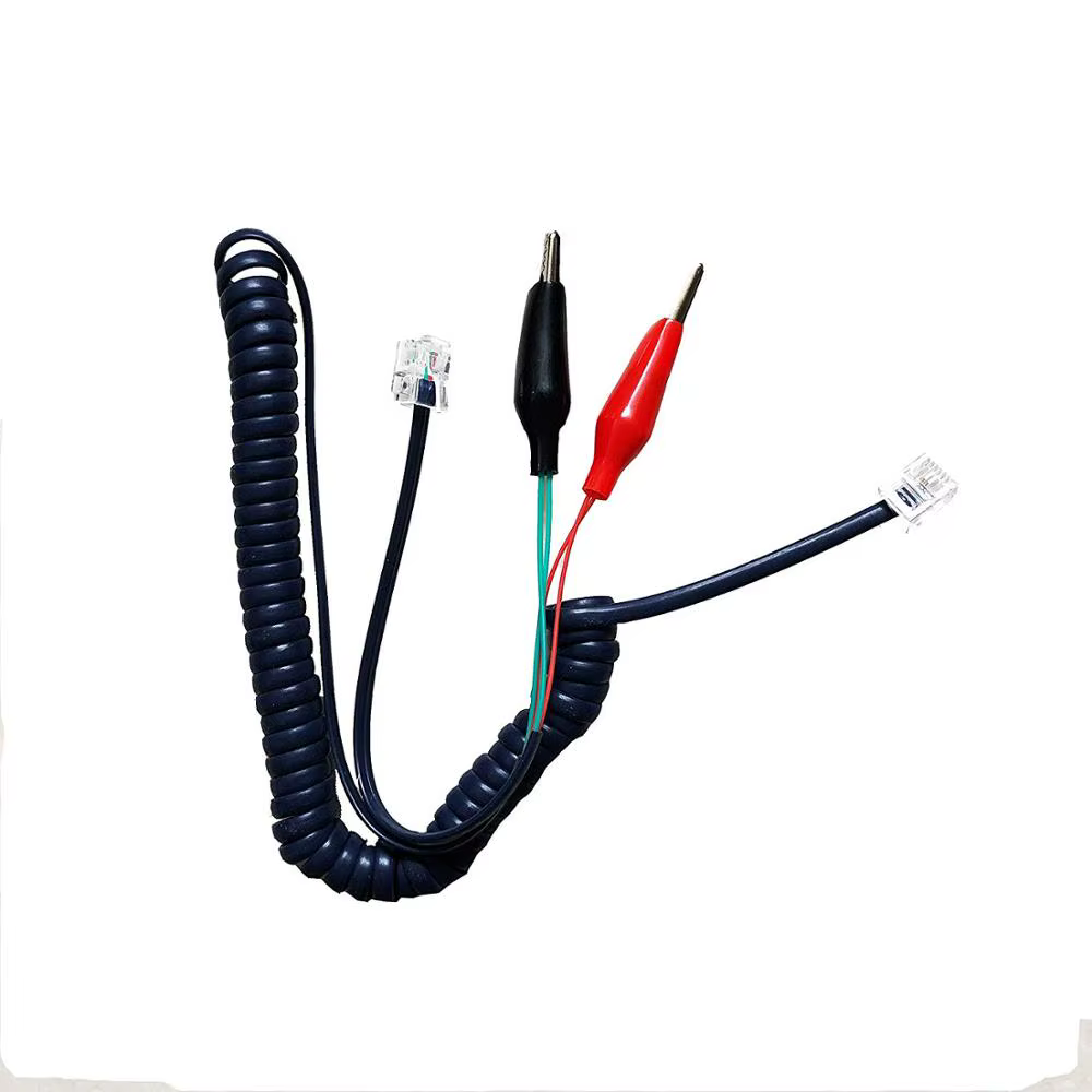 Téléphone filaire, testeur de test bout à bout de téléphone, outil de télécommunication, ensemble de câbles réseau, dispositif de test professionnel, contrôle pour défaut de ligne téléphonique