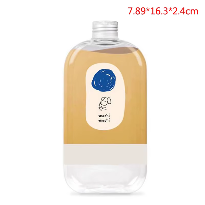 Bouteille d'eau en plastique HI avec bouchons veds