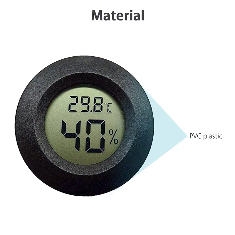 5-pack hygromètre thermomètre numérique LCD moniteur humidité mètre jauge pour humidificateurs déshumidificateurs Gre