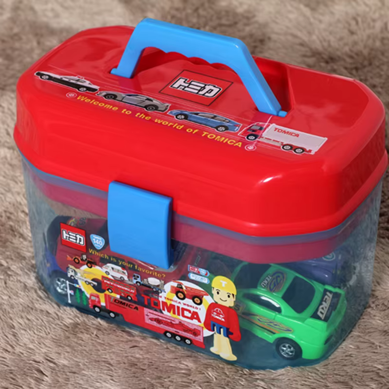 Boîte de rangement de blocs de construction de jouets pour enfants