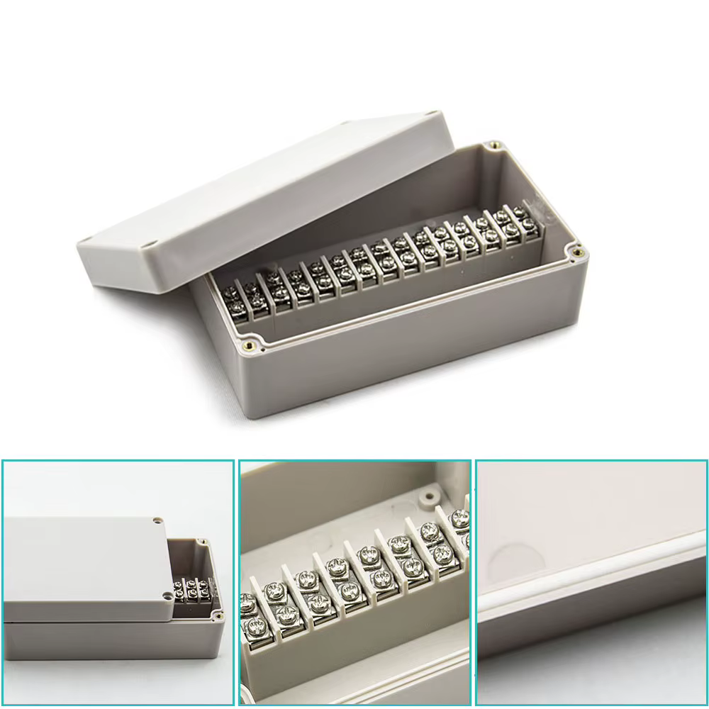 Boîte de rangement électronique étanche, boîtier en ABS pour l'extérieur