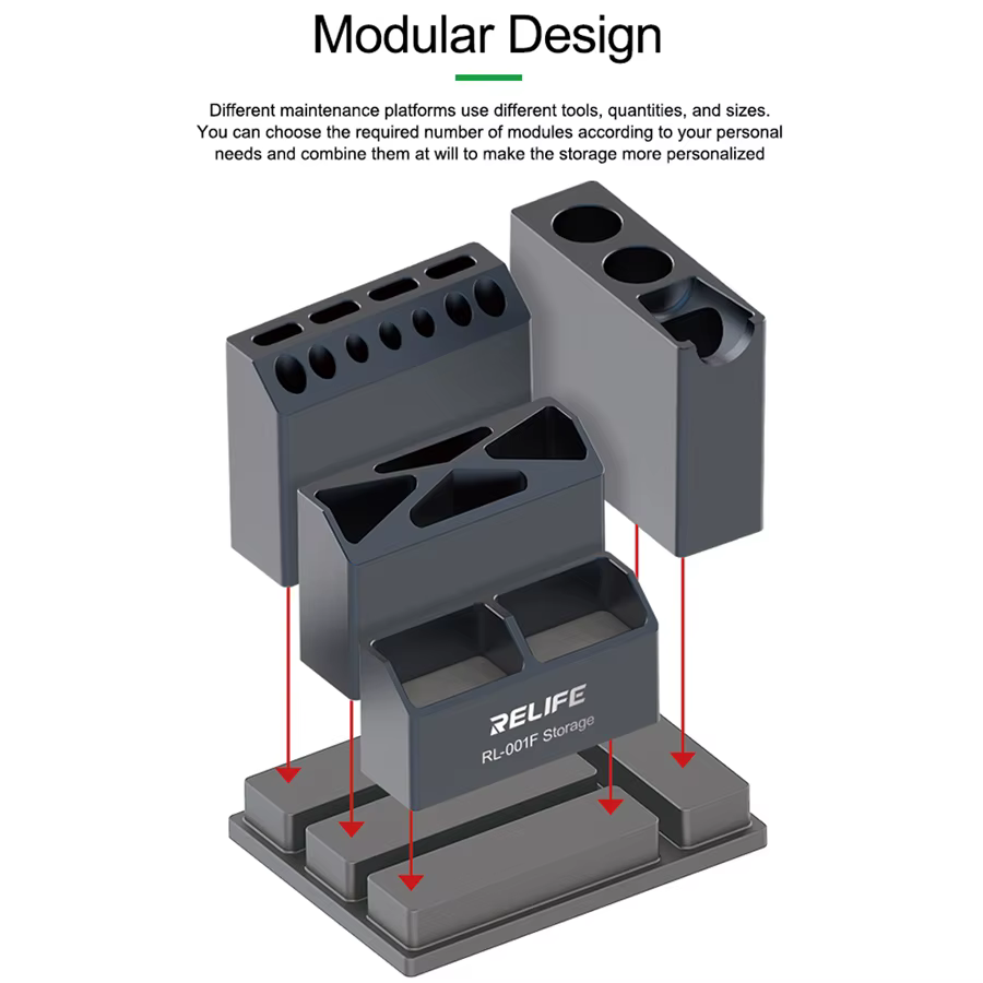 Relife – boîte de rangement combinée multifonctionnelle en aluminium