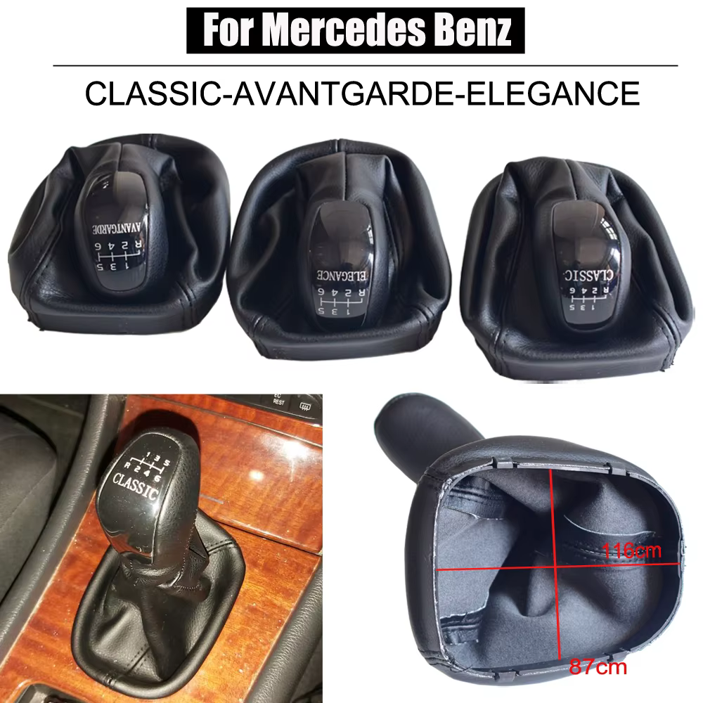 Pommeau de levier de vitesse manuel pour Mercedes Benz Classe C
