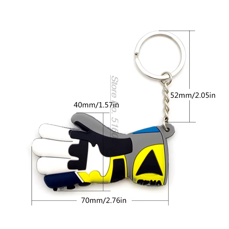 Nouveau Style Moto porte-clés anneau pour Valentino Rossi Camaro