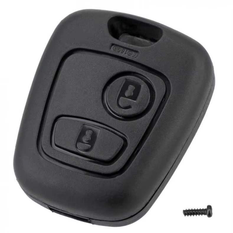 Coque de clé télécommande de voiture à 2 boutons