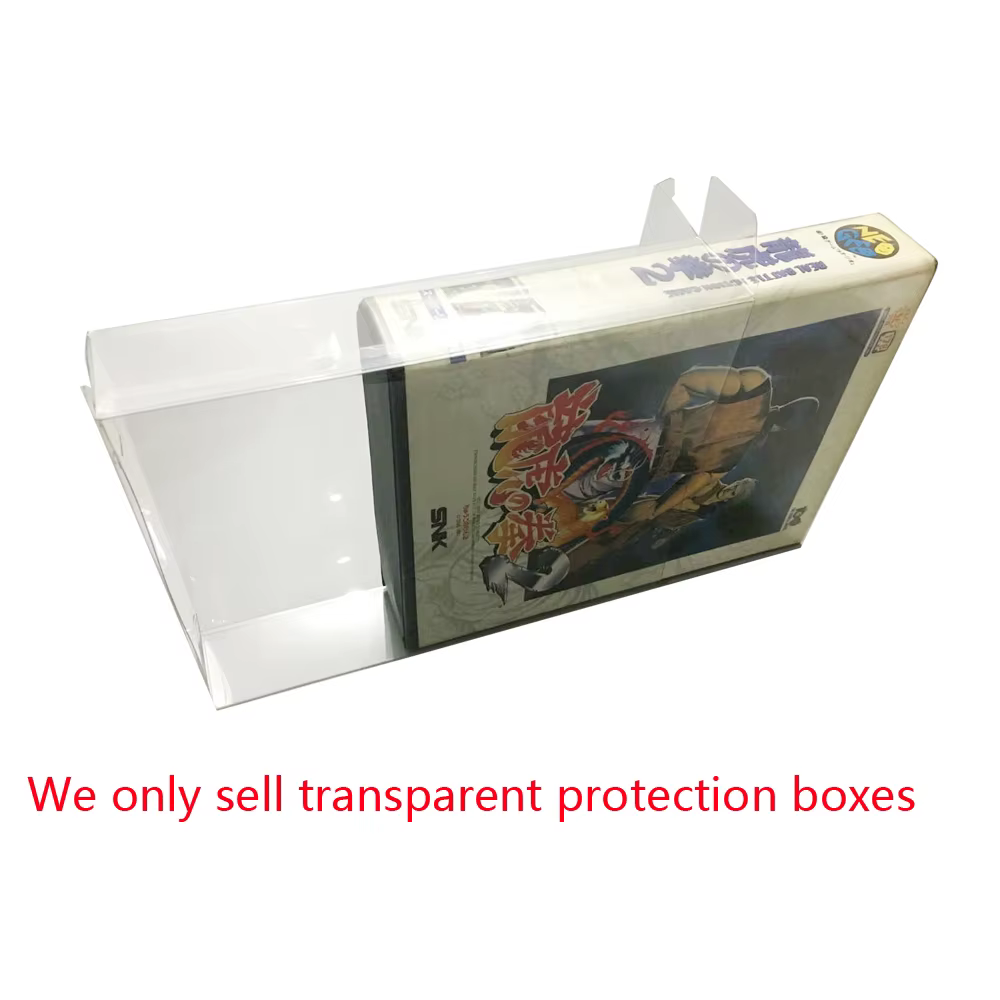 Boîte de rangement de collecte transparente pour Console de jeu domestique S-N-K pour NEO-GEO aes
