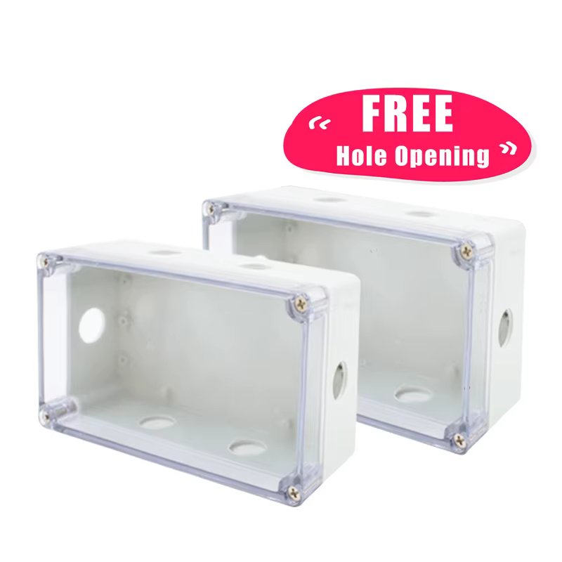 Boîte transparente en plastique IP67