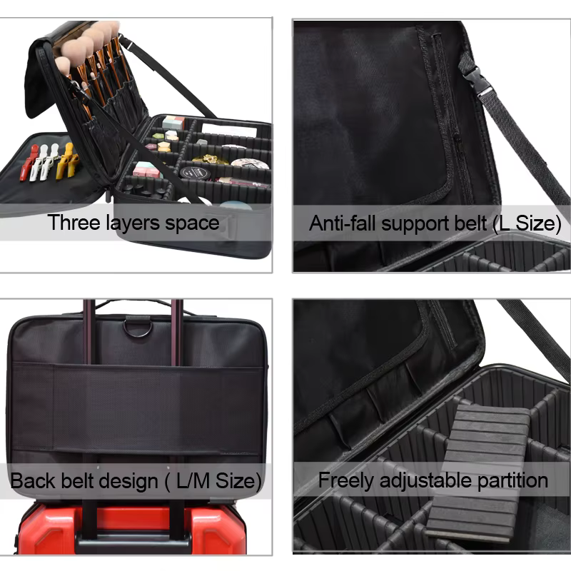 Nouvelle mode femmes sac cosmétique voyage maquillage professionnel boîte