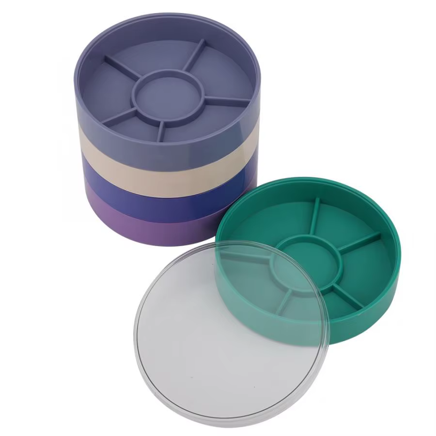 Boîte de rangement pour pièces de montre à 5 couches