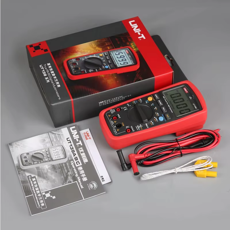 T UT139C UNITÉ Multimètre Numérique Auto Gamme True RMS Mètre puzzles itor Testeur Déterminer 6000 Compteur Voltmètre