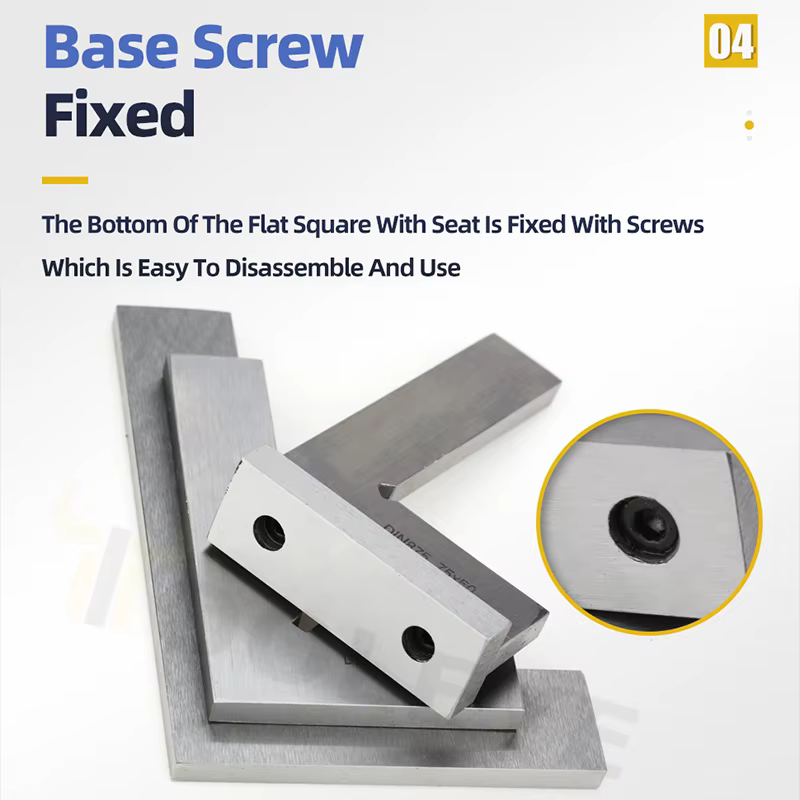 Essayez une règle carrée à bord plat