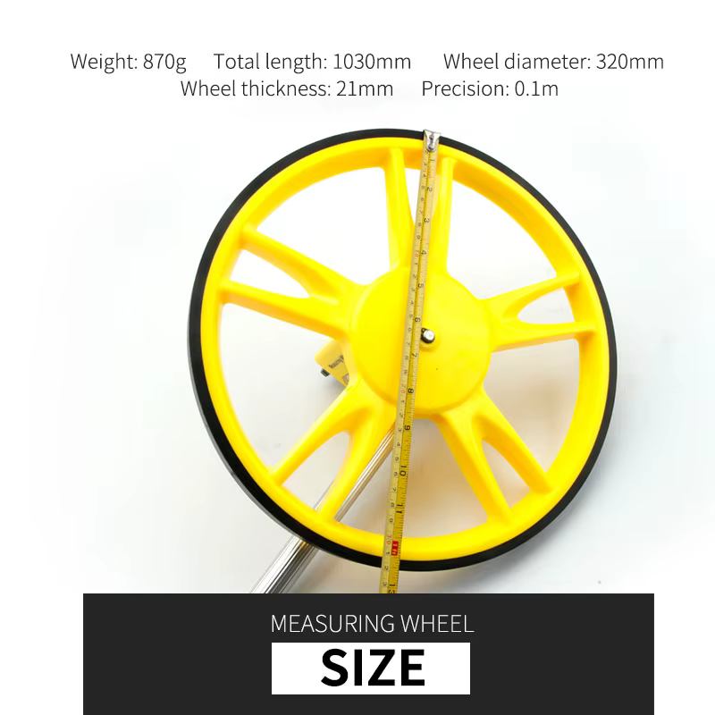 Roue de mesure de Distance Portable 0 ~ 9999.9m