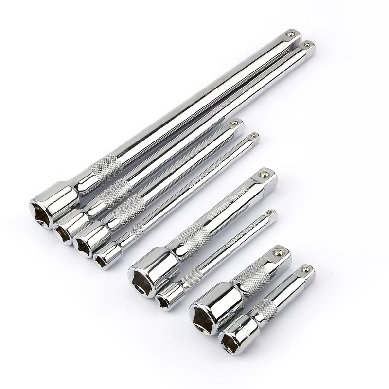 Barre d'extension de clé à cliquet à douille 1/4 "3/8" 1/2 "crv 50/75/100/125/150/250mm