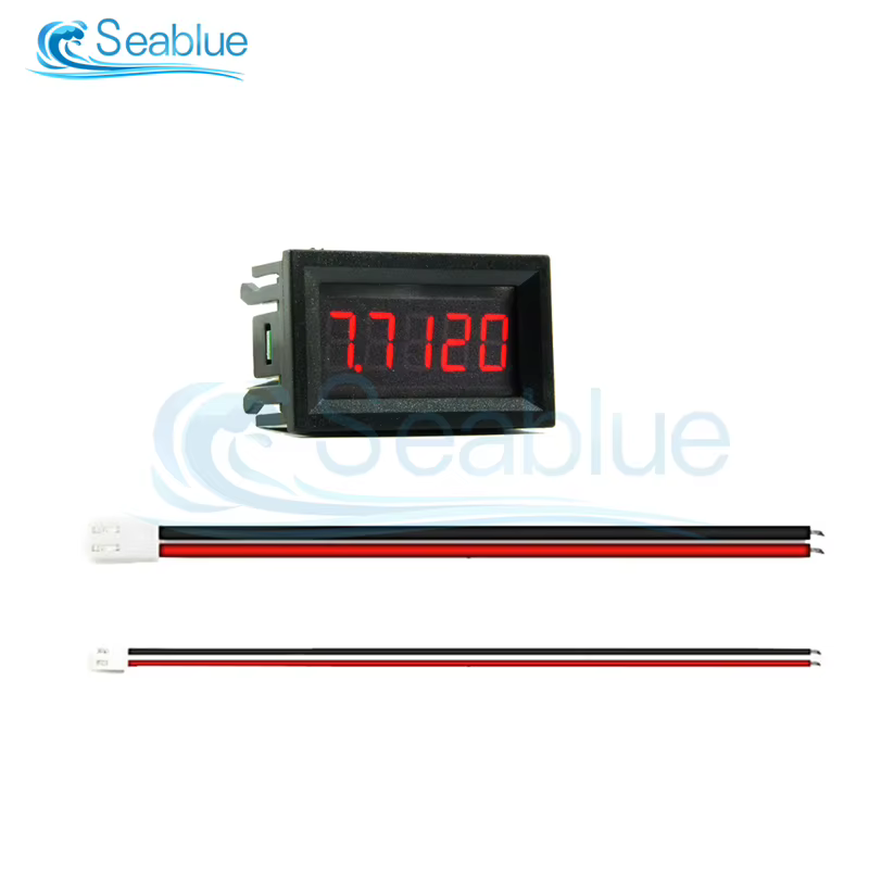 0.56 pouces 4 fils 5 chiffres haute précision LED DC ampèremètre numérique 50mA compteur de courant testeur détecteur