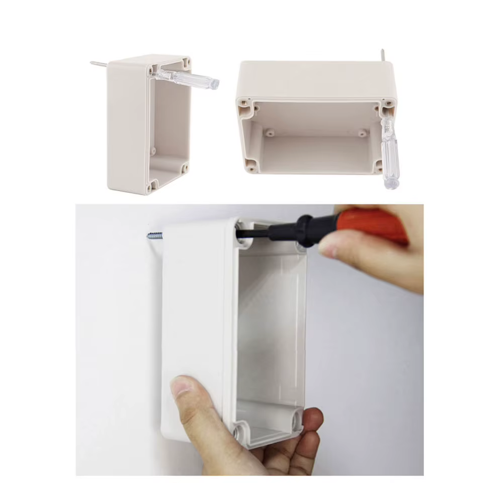 Boîte de rangement électronique étanche, boîtier en ABS pour l'extérieur