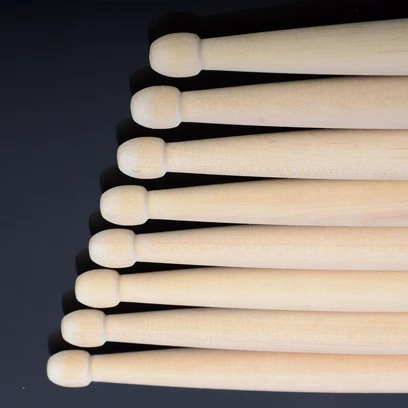 Baguettes de batterie en bois d'érable pour débutants, marteau, instruments de musique, 5A, 7A, 1 paire