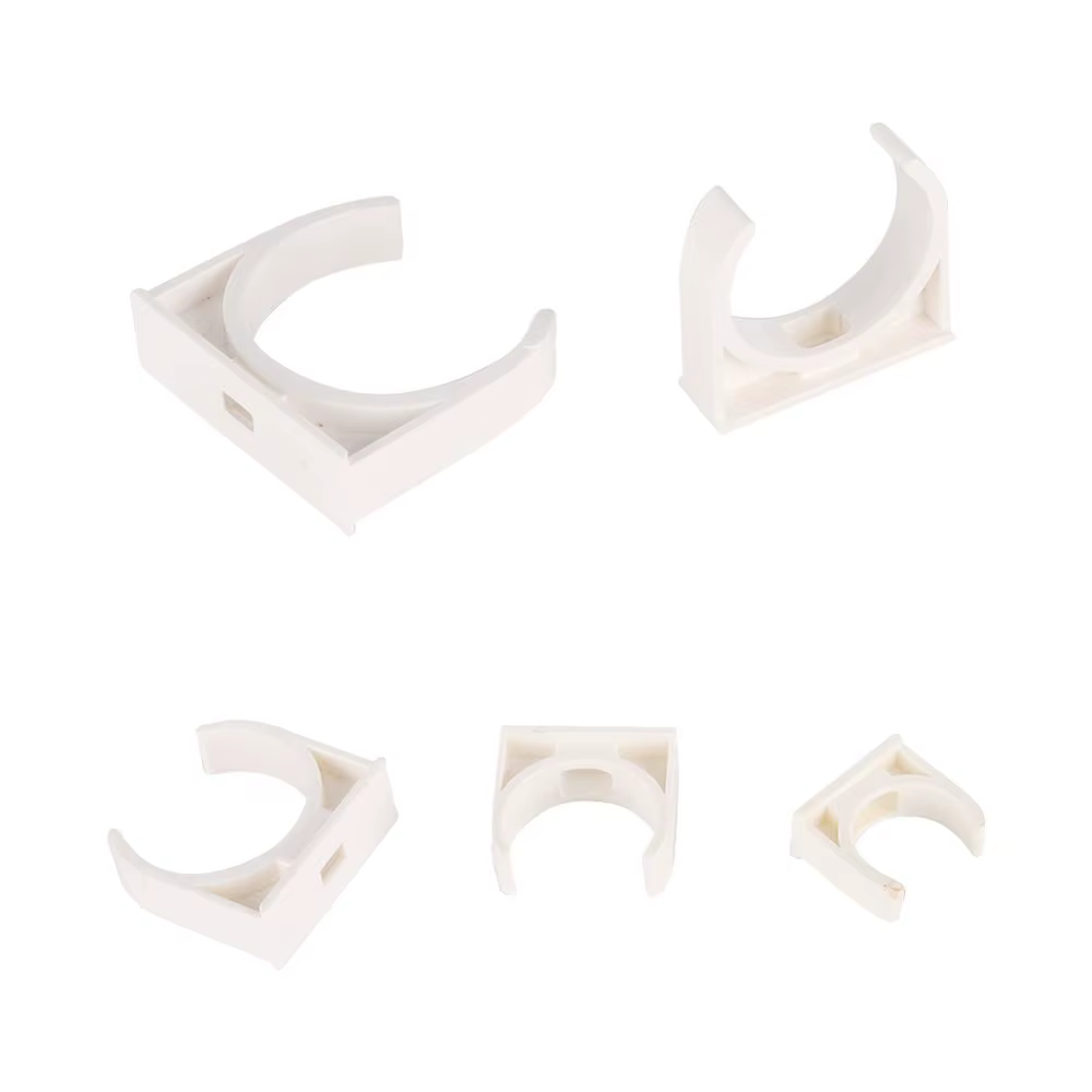 5 pièces 20/25/32/40/50mm colliers de serrage en PVC Support de tuyau d'eau connecteurs de tuyaux en PVC