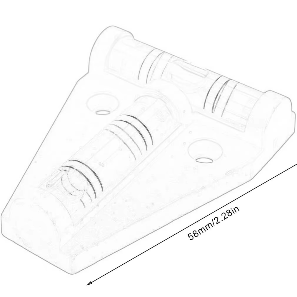 Spirit T niveau plastique mesure ajusteur Vertical et horizontal remorque camping-car bateau accessoires pièces 1 pièce