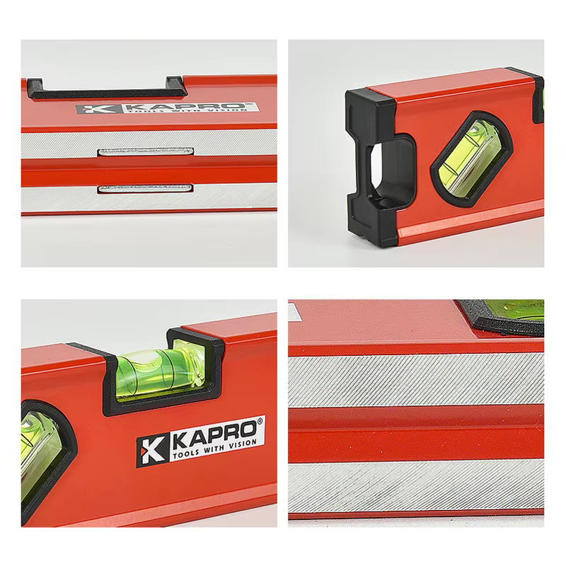 Kapro 10/20 cm Portable magnétique petit niveau à bulle précision en aluminium Construction outil de nivellement mesure
