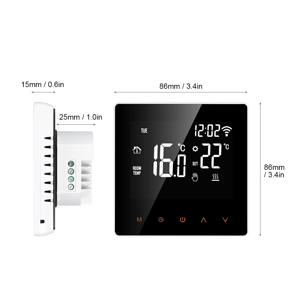 AVATTO Thermostat intelligent WiFi pour chauffage électrique