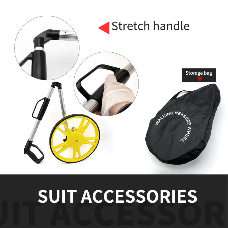 Roue de mesure de Distance Portable 0 ~ 9999.9m
