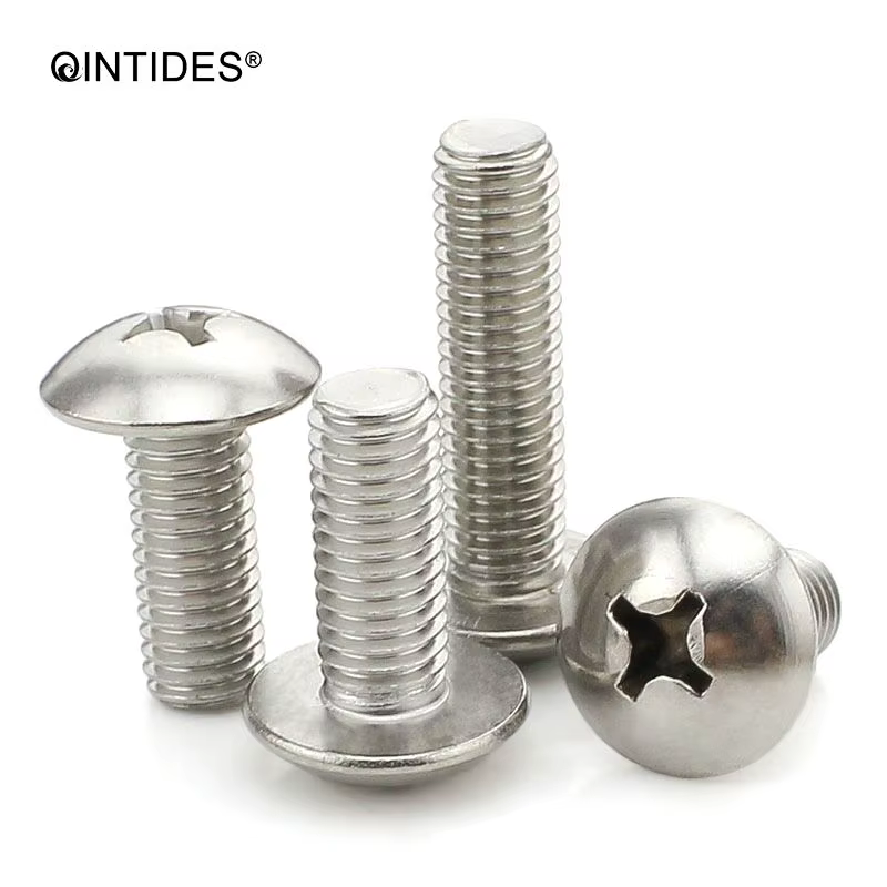 20/200 pièces M5 M6 M8 longueur: 6-80mm vis à champignons encastrées croisées 304 vis en treillis en acier inoxydable vis Phillips
