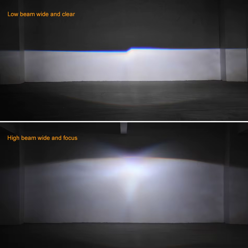 RACBOX 2 pièces 2.5 pouces universel Bi Xenon HID projecteur lentille argent noir Shroud H1