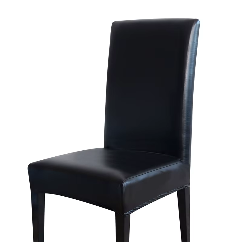 Housse de chaise en cuir pour salle à manger
