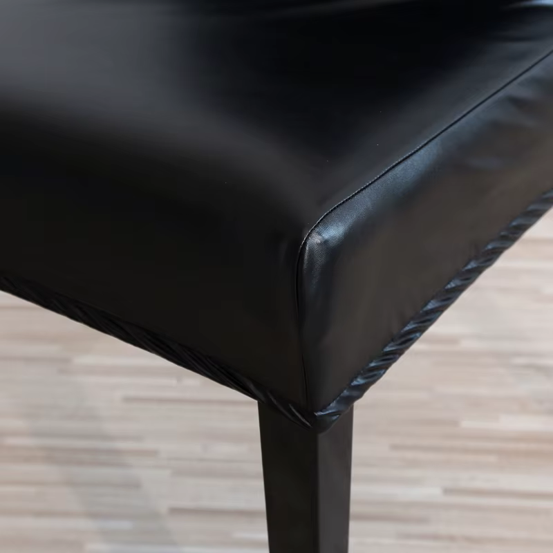 Housse de chaise en cuir pour salle à manger