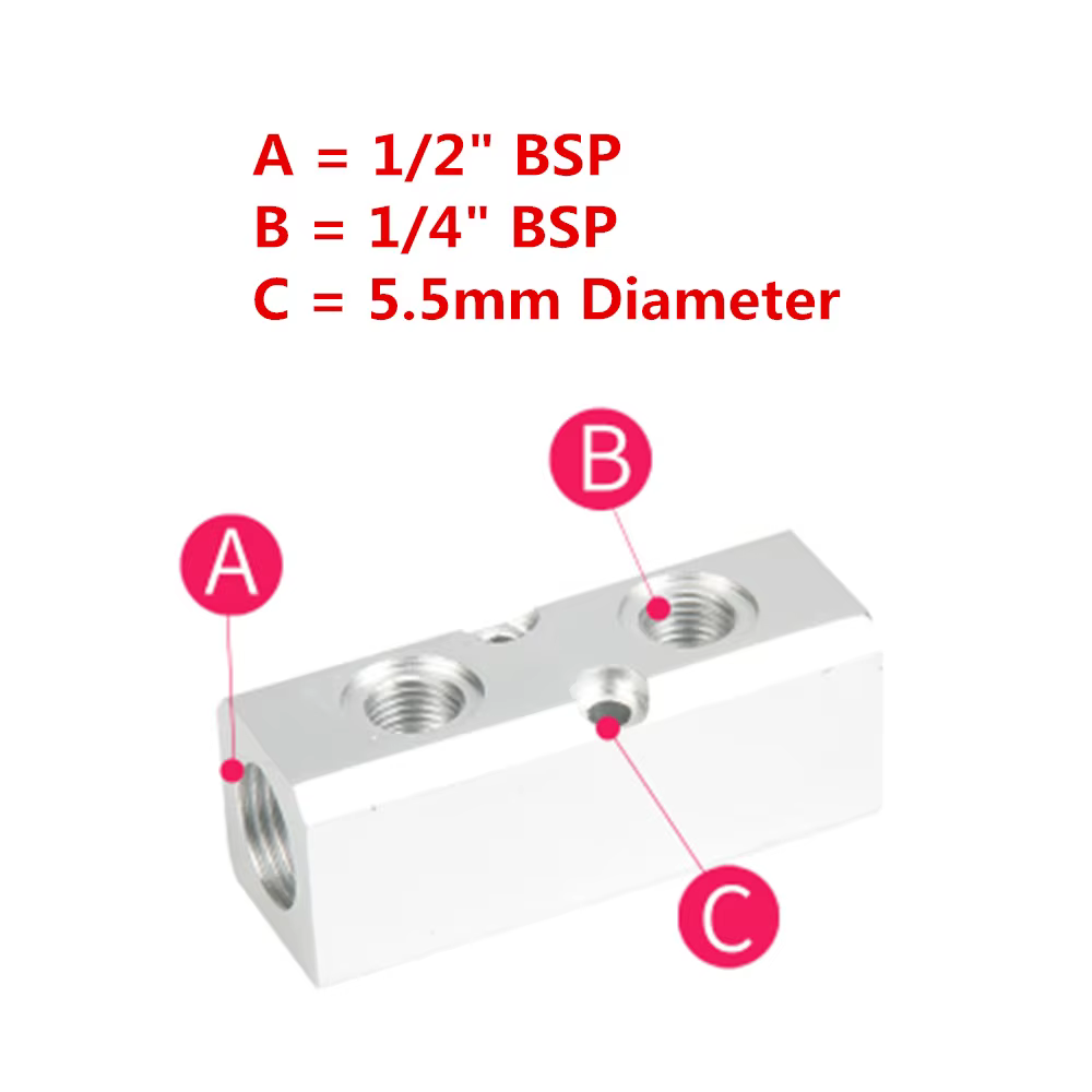 Connecteur rapide pneumatique en aluminium de haute qualité
