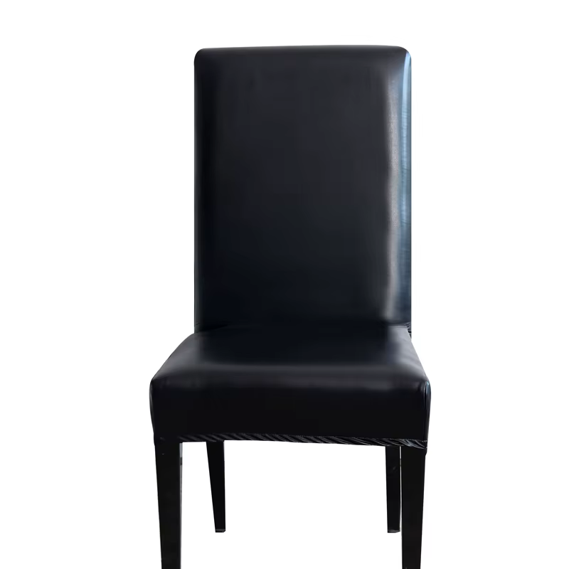 Housse de chaise en cuir pour salle à manger