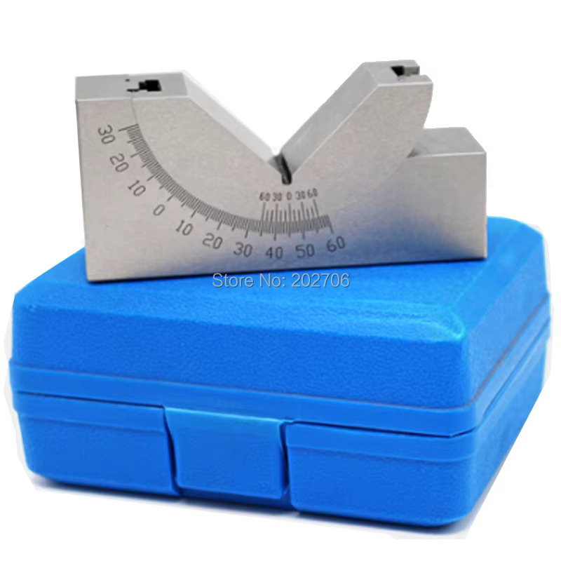 Fraiseuse pièces de précision tampon réglable 0/30/60 jauge d'angle débogage V bloc pêcheur haut outil AP25 AP30 AP46 pour la mesure