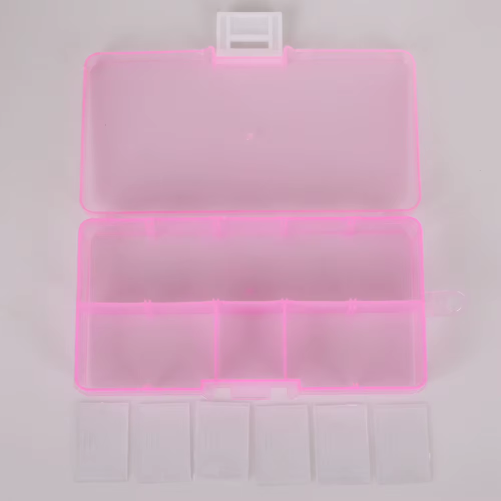 Boîte de rangement en plastique Transparent
