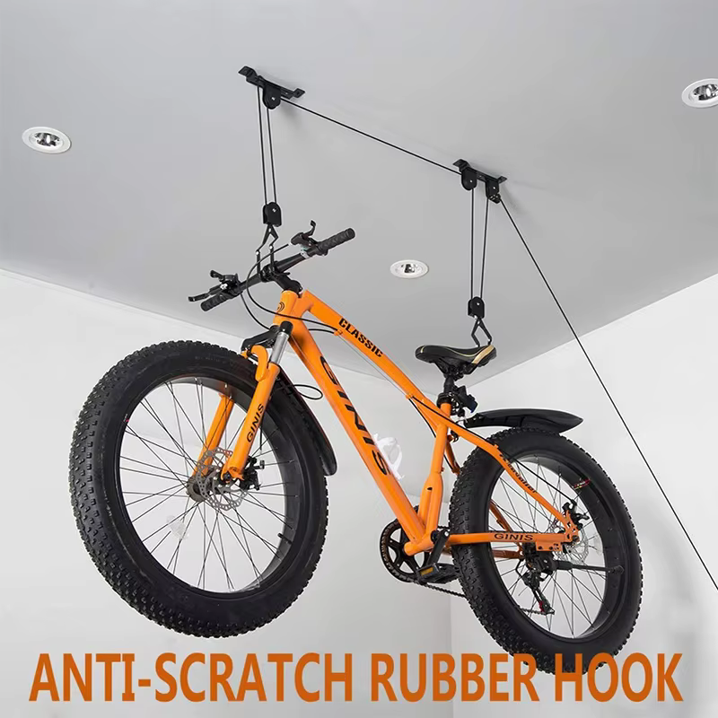 Système de levage de vélo au plafond