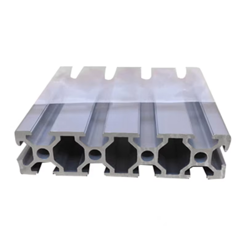 Profil en aluminium industriel standard européen, alliage d'aluminium, petit débit d'équipement ferroviaire automatique, 2020, 2040, 3030, 3060