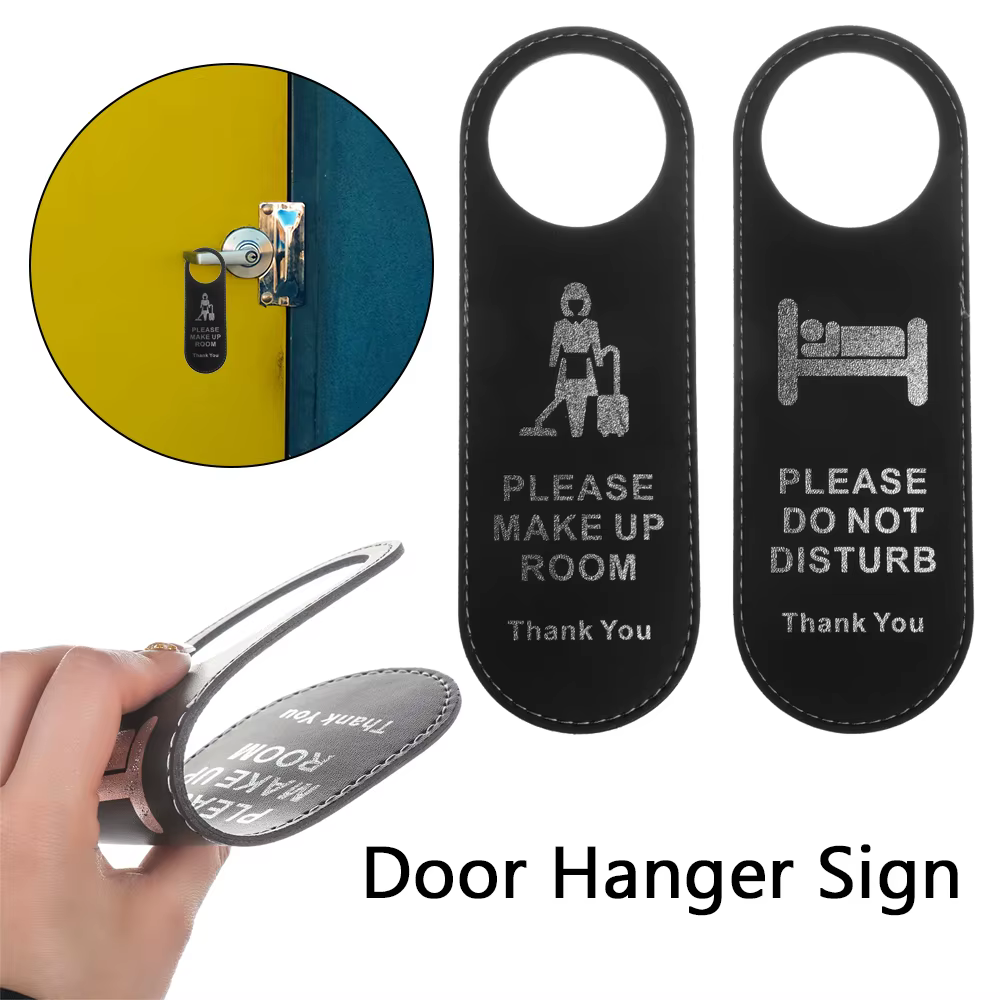 Étiquettes de suspension de bouton de porte double face "Veuillez ne pas déranger"