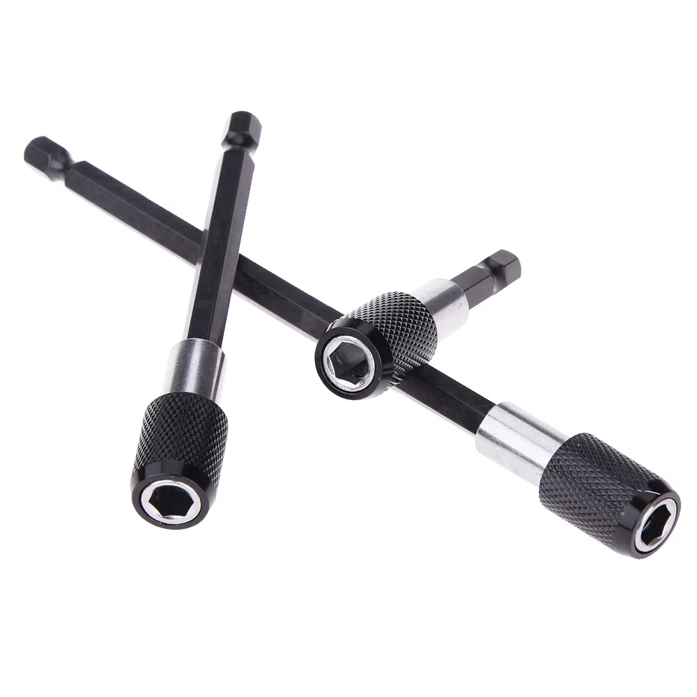 Barre d'extension à tige hexagonale de 1/4 pouces