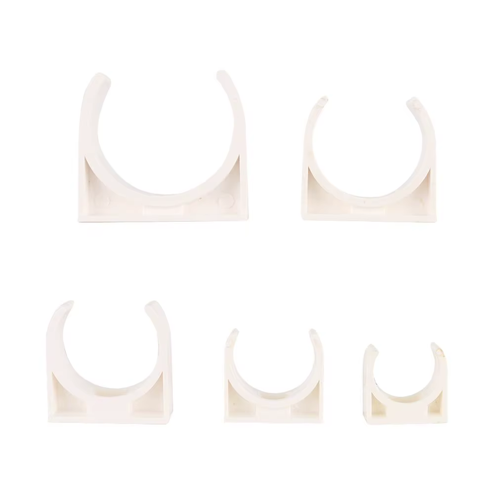 5 pièces 20/25/32/40/50mm colliers de serrage en PVC Support de tuyau d'eau connecteurs de tuyaux en PVC