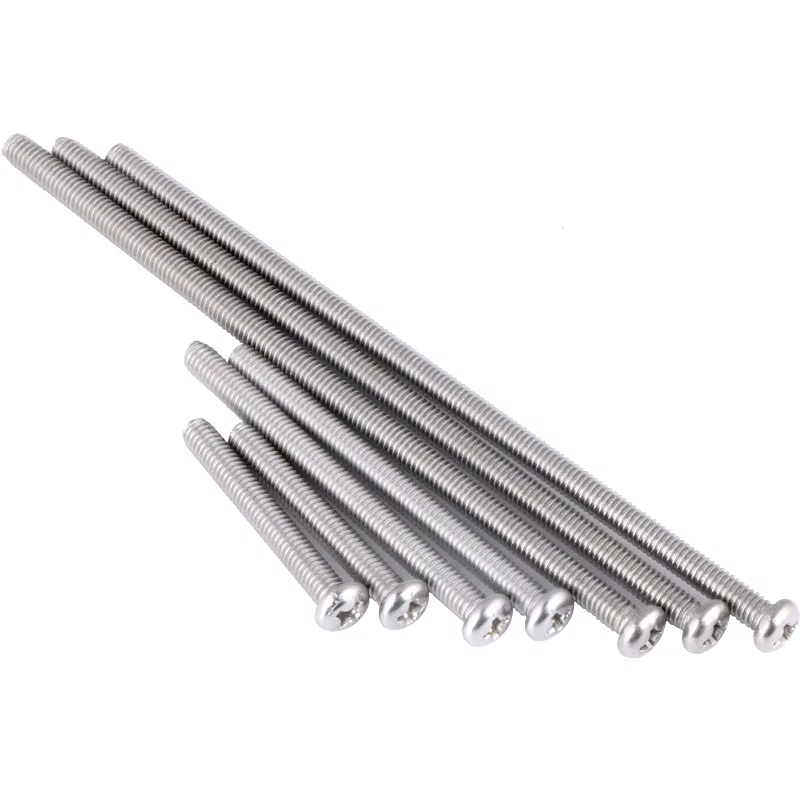 Vis de machine phillips M4 * 30/40/50/60/70/80/90/100mm, vis à douille à tête ronde en acier inoxydable 304, croix encastrée