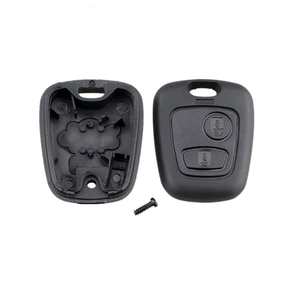 Coque de clé télécommande de voiture à 2 boutons
