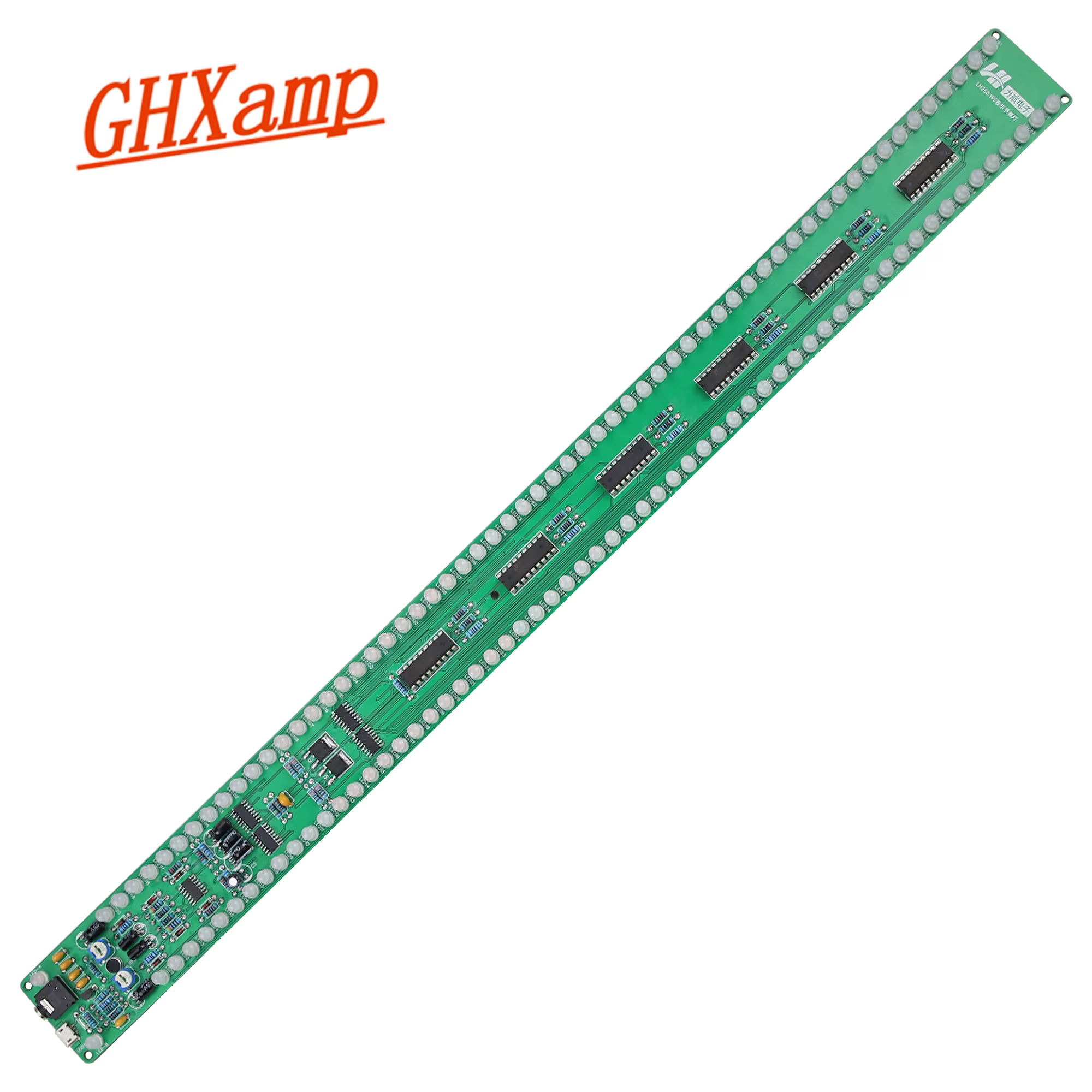 GHXAMP 120 LED indicateur de niveau stéréo contrôle du son Audio musique spectre électronique VU mètre LED
