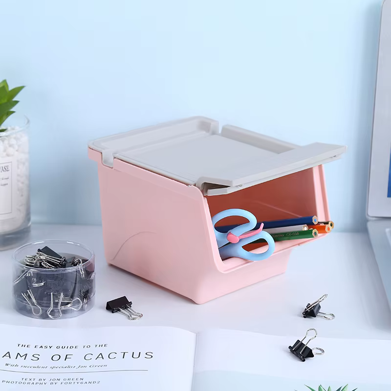 Porte-papeterie multifonction en plastique, grand espace, boîte de rangement de papeterie, garde le bureau bien rangé, fournitures de bureau, 1 pièce