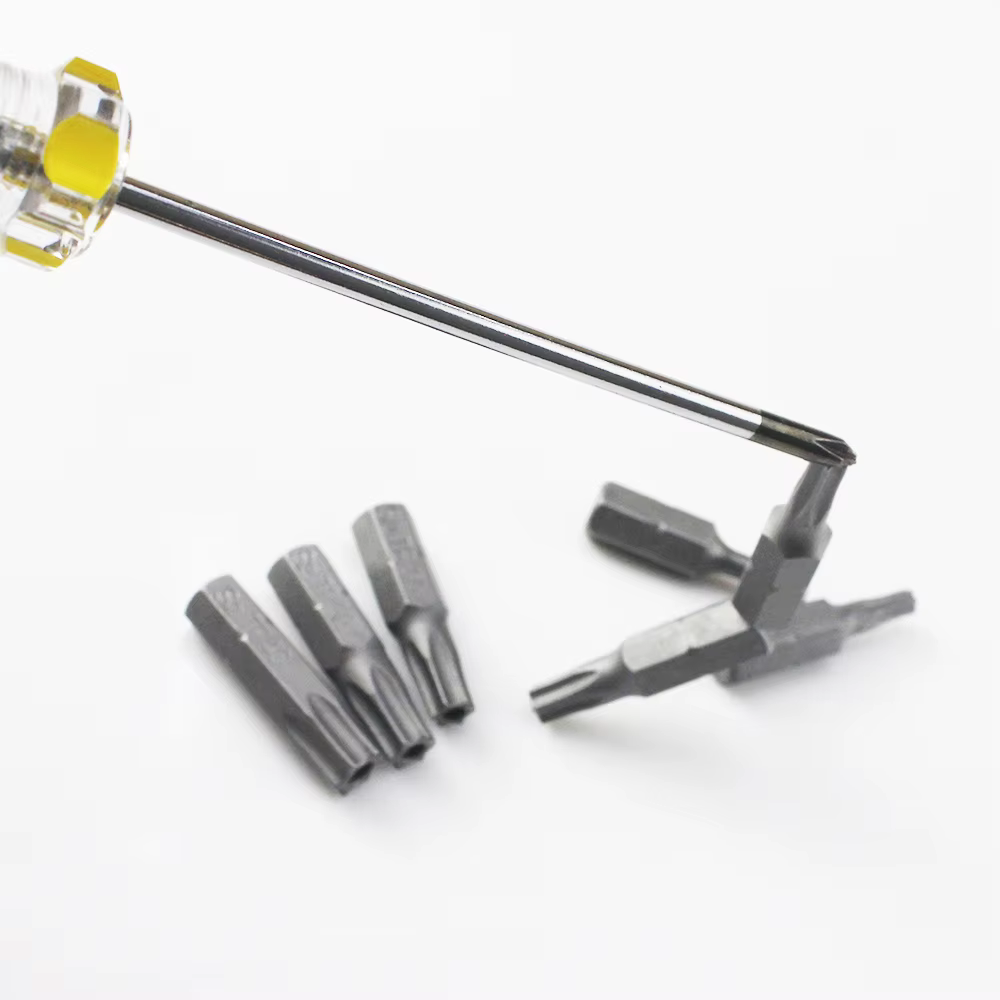 Embouts de tournevis Torx de 25mm avec trou T10 T15 T20 T25 T27 T30 T40