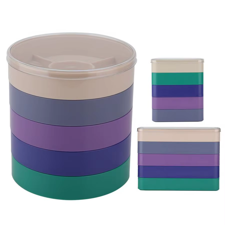 Boîte de rangement pour pièces de montre à 5 couches