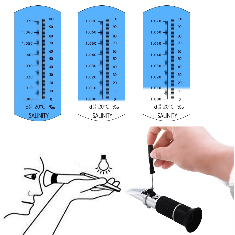 Réfractomcirculation automatique ATC pour test d'eau