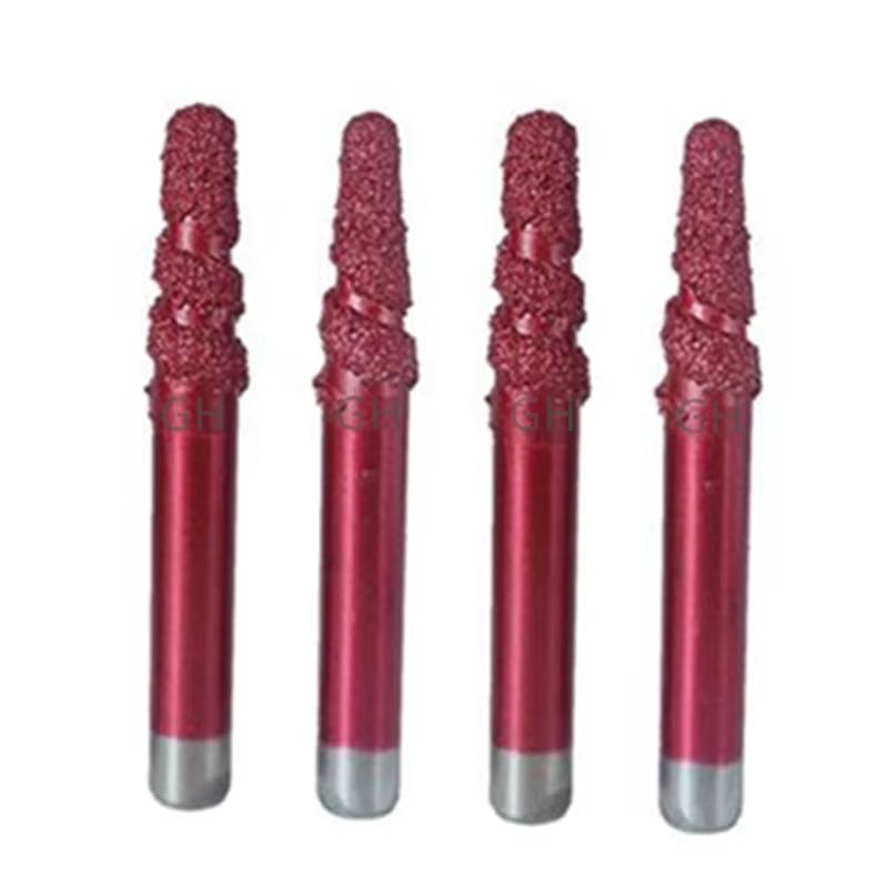 Fraise diamantée brasée pour revêtement
