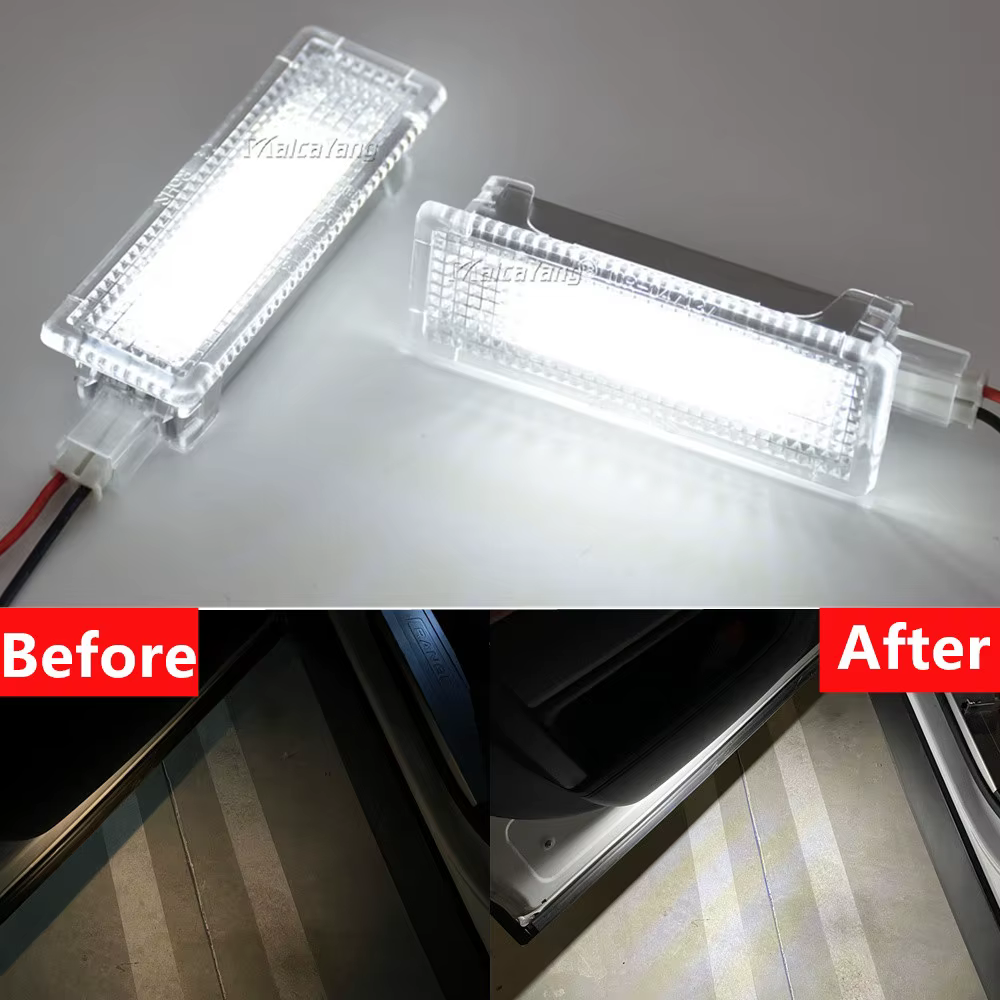 Lumière LED intérieure de courtoisie sous la porte pour Land Rover, Range Rover dehors, Discovery 4, Freelander 2, Linter, LR3, LR4, Evoque, Footwell, 2X