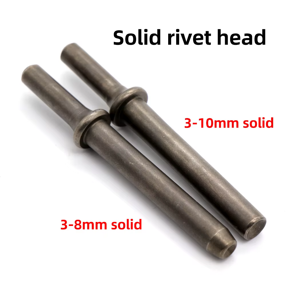 Tête d'impact de rivets semi-creux pneumatiques